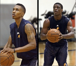 Brandon Jennings and Johnny Flynn will match up against each other very early on.